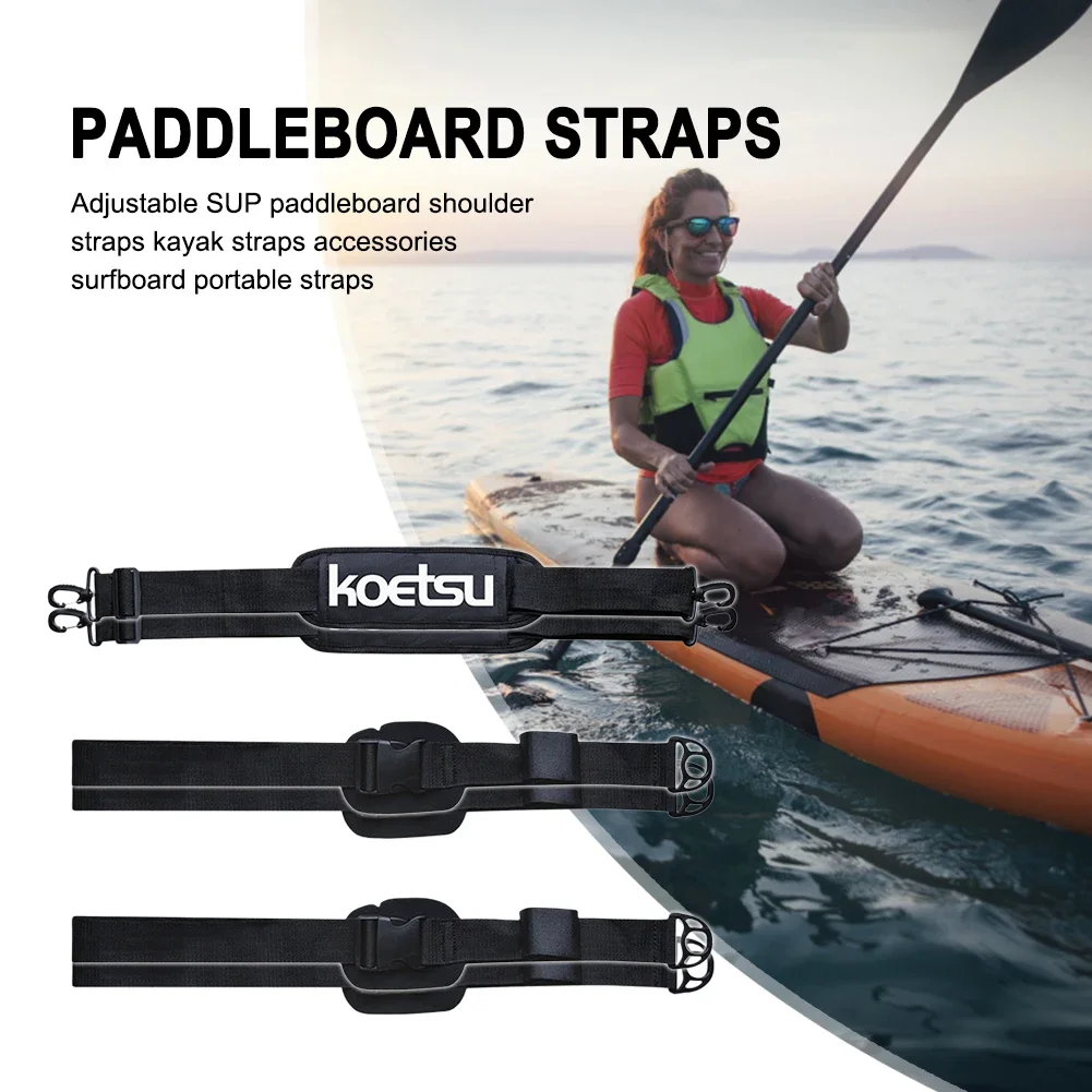 Surfboard Shoulder Strap Adjustable Surfboard Shoulder Carry Sling Stand Up Surf Paddle Board Carrier Paddleboard Accessories