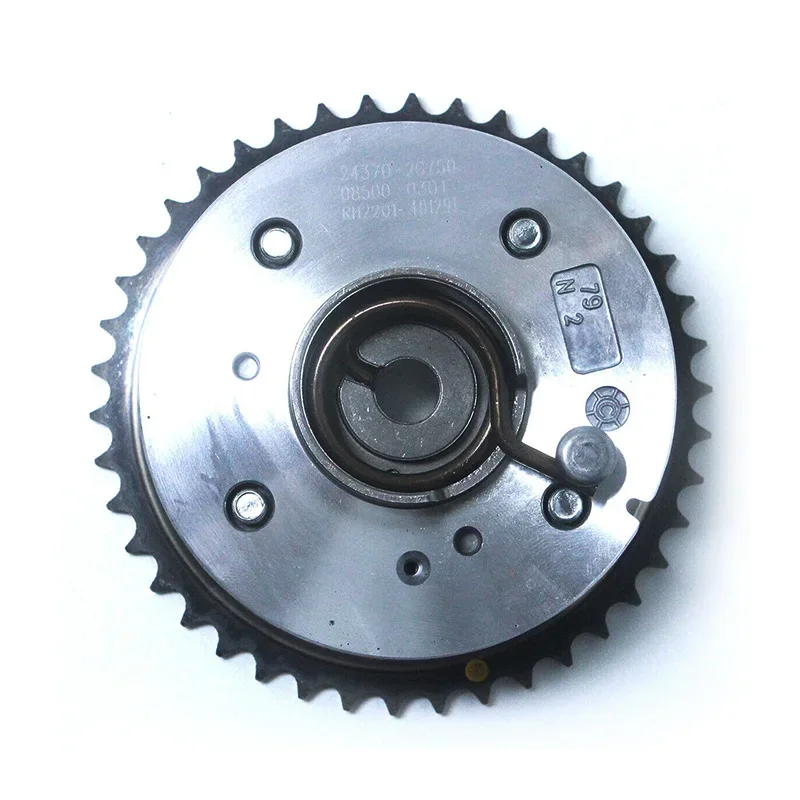 2PCS 243502G750+243702G750 Engine Timing Camshaft Gear Sprocket Adjuster for hyundai Tucson Sonata for kia Sportage Optima K5
