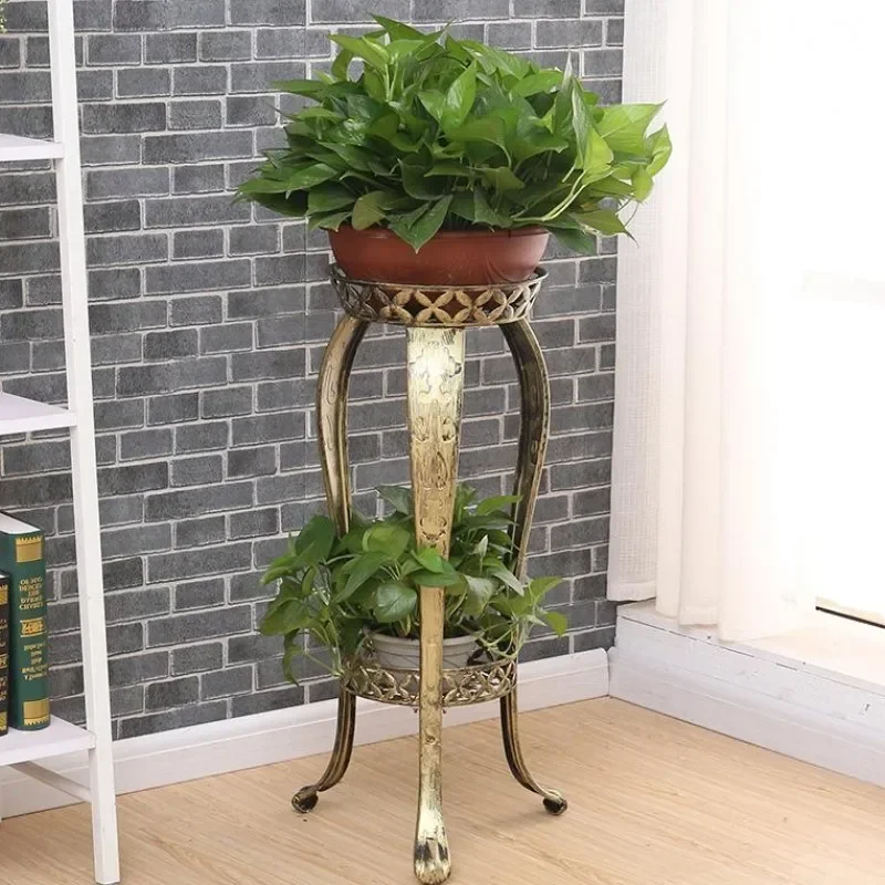 European-Flower-Rack-Iron-Art-Multi-layer-Floor-Type-Flower-Pot-Rack ...