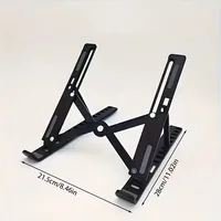 1PC Foldable Laptop Stand Adjustable Portable Notebook Holder Support Base For Macbook Air Pro Cooling Bracket Accessories - Image 2