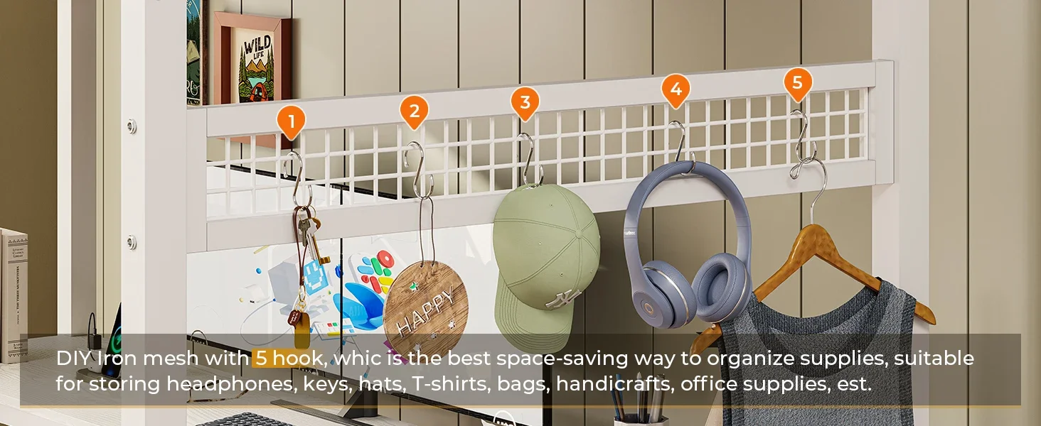 DIY Iron Mesh & 5 Hook