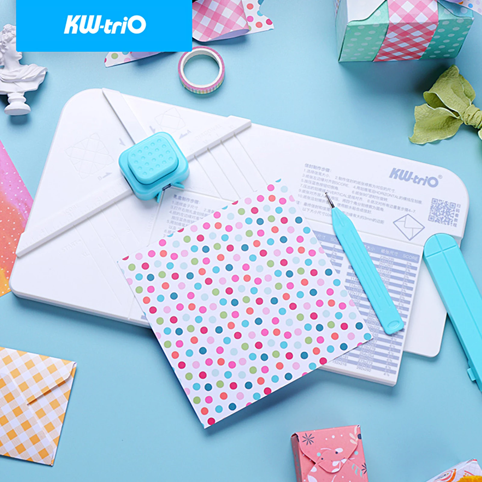 Envelope Punch Board Paper Bows 