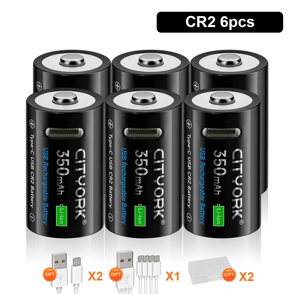 6PCS battery