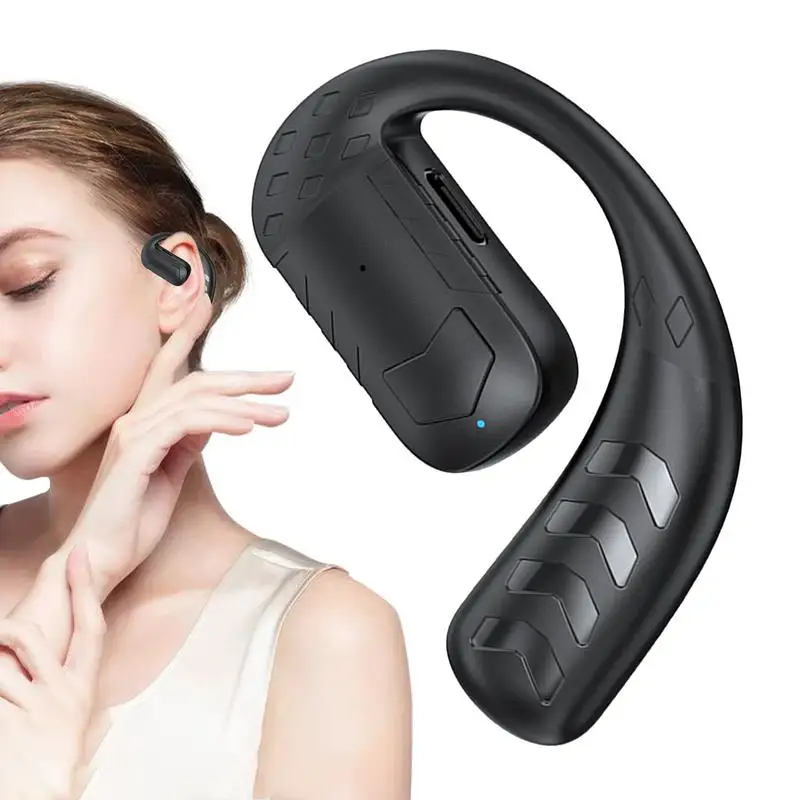 Single Ear Bluetooth Headset Wireless Earpiece Headset Earphones Driving Headphone Long Hours Talking Time For Cell Phones
