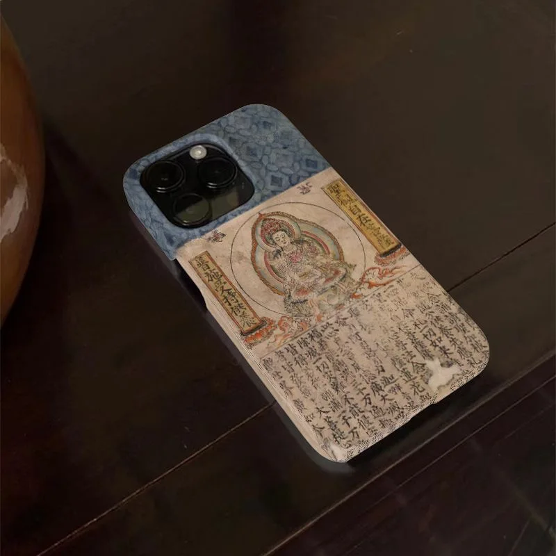 Artistic Buddha Phone Case - Religious iPhone 16 15 14 13 12 11 Pro Max Plus Cover