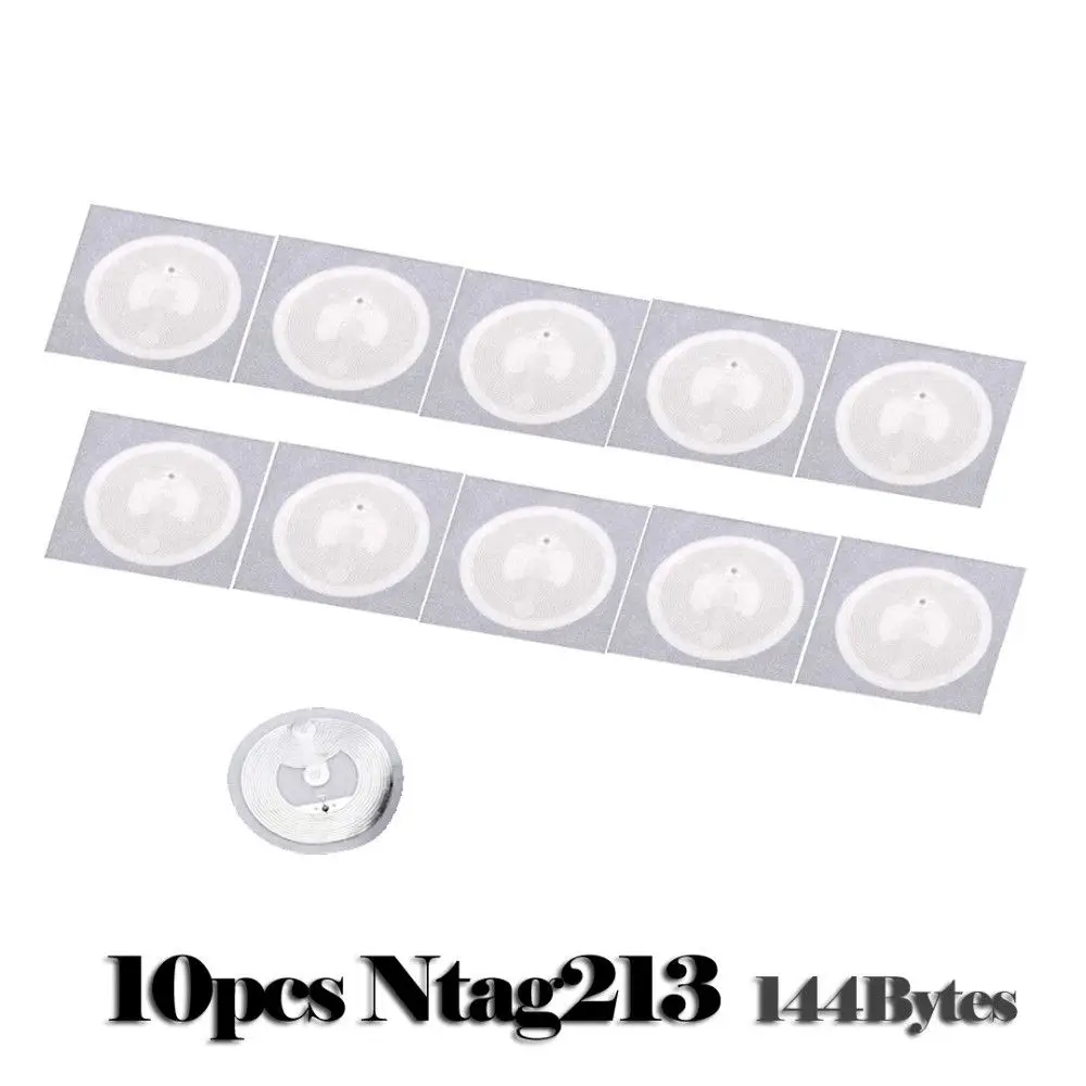 범용 라벨 RFID 키 토큰 순찰 초경량 태그, NFC Ntag213 태그 스티커, 13.56MHz NTAG 213, 10 개