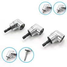 

1/4 Hex Socket Right Angle Drill Adapter Attachment Extension Tool 105 Degree Angle Driver Drilling Shank Screwdriver Magnetic