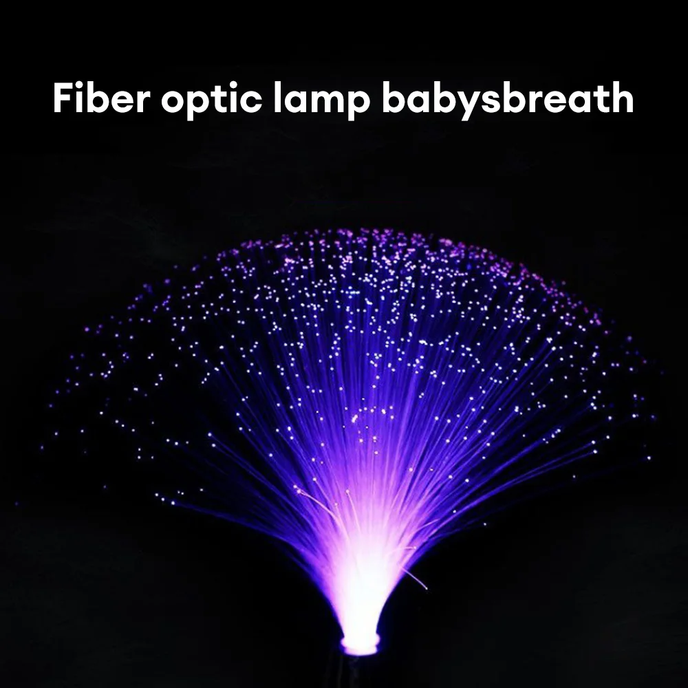 thumbnail image 2 of Sensory Fiber Optic Lamp - LED Color Changing With Cone Base 2 of 13