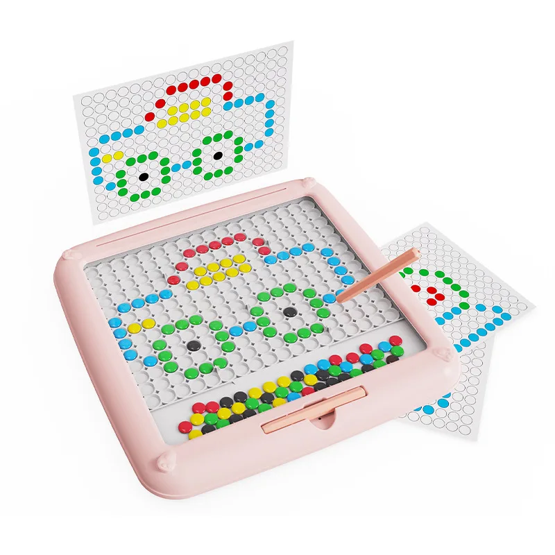 Children Magnetic Drawing Board Toys Large Doodle Board with Magnet Beads and Pen Cute frogs Montessori Gift for Boys and Girls 2