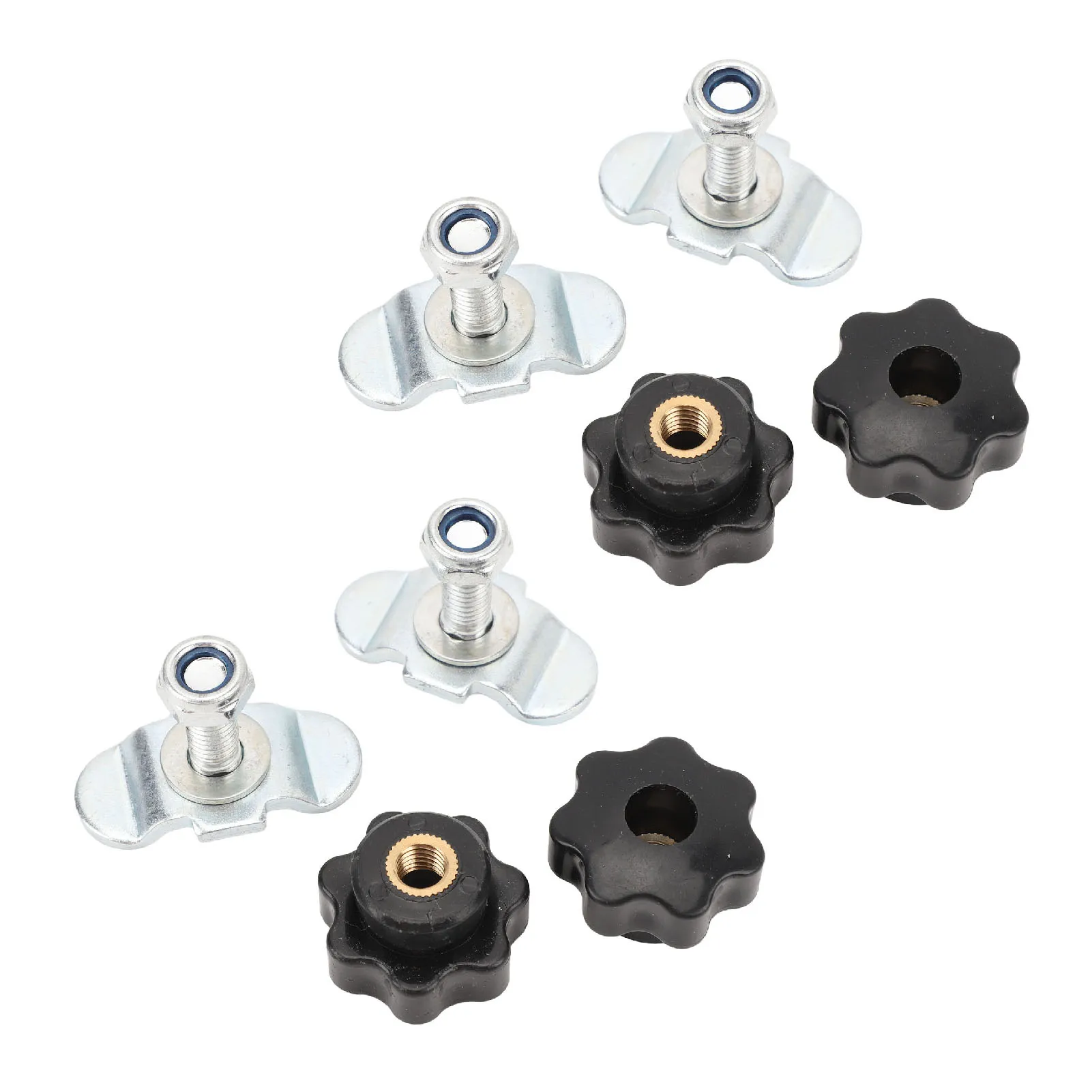Cargo Tie Down Ring L Track Stud Fittings Carbon Steel 360 Degree Rotation for Truck Beds Trailers