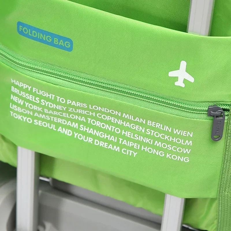 Compact Waterproof Nylon Travel Organizer Bag with Large Capacity and Foldable Design