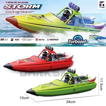 TY725 2.4GHz RC TURBOJET PUMP High-Speed Remote Control Jet Boat Low Battery Alarm Function Adult Children Toy Gift 1