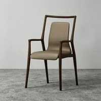Fauteuil confortable, chaises de salle à manger, chaise de salle à manger au design moderne et relaxant, mobilier minimaliste pour salle d'attente et salle à manger 2