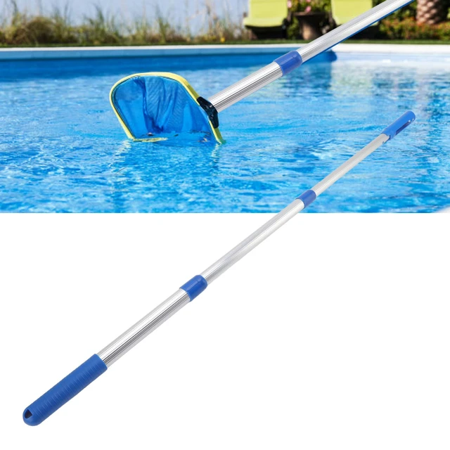 Telescopic Swimming Pool Pole 3-Section For Leaf Skimmer Mesh Rake Net Grip  Handle For Spa Pond Swimming Pool Cleaning - AliExpress