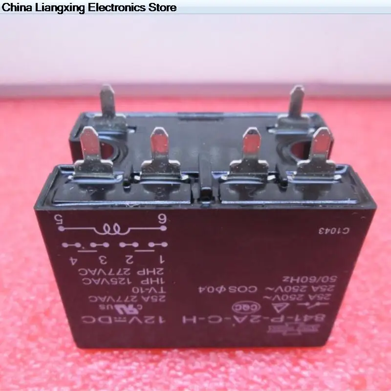 

1-10PCS NEW relay 841-P-2A-C-H-12VDC 841-P-2A-C-H 12VDC 841P2ACH 12VDC DC12V 12V 25A 250V 277VAC DIP6