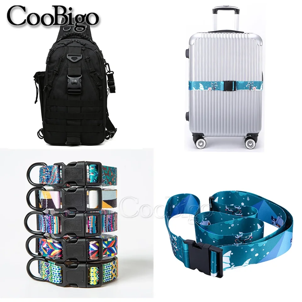Boucles à Dégagement Latéral En Plastique De 2 Pouces, Double Boucle Réglable, Collier Pour Animaux De Compagnie, Fermoir De Bagage, Sangle De Ceinture Tactique, Sac à Dos, Sangle 50mm
