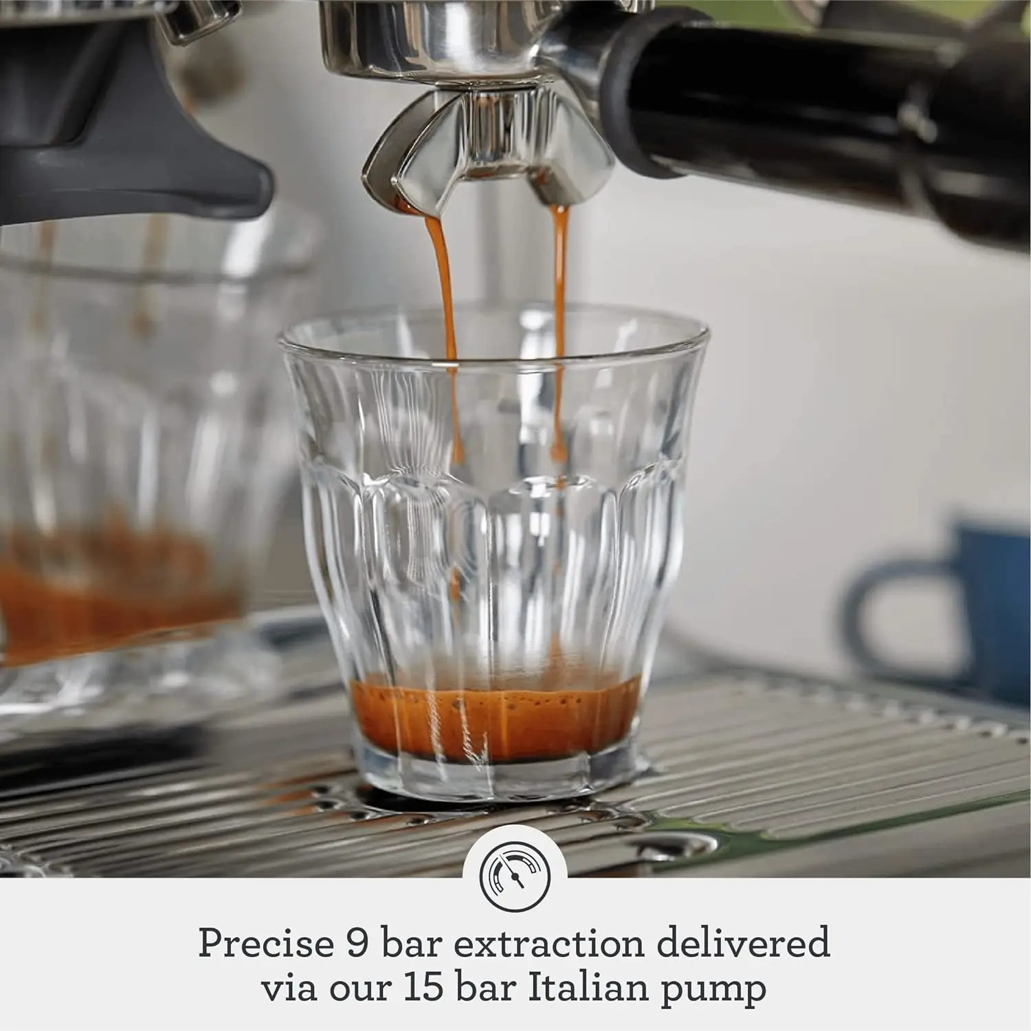 Barista Express Espresso Machine BES870XL Brushed Stainless Steel Precise Espresso Extraction Espresso Machine with Grinding 4