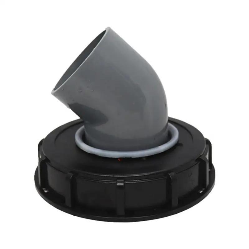 

IBC Ton Barrel Cover Cap 187CM With Gasket With Venting Ton Barrel Plastic Cover Double Hole Tote Tank Lid Breath Cover Fitting