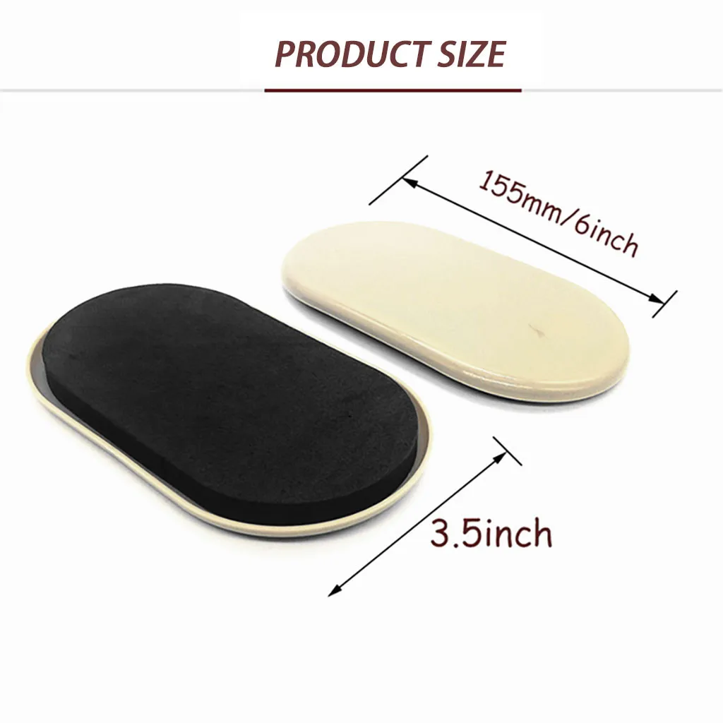 6 inch Oval Heavy Furniture Sliders for Carpet