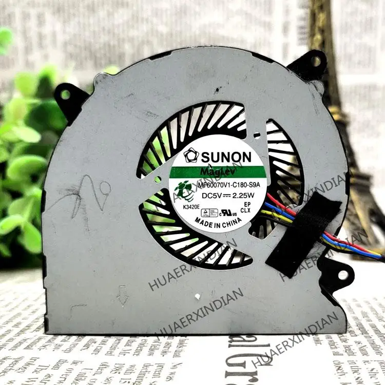 

New MF60070V1-C180-S9A 5V 2.25W 4 N550 CPU Cooling Fan Assembly Kit