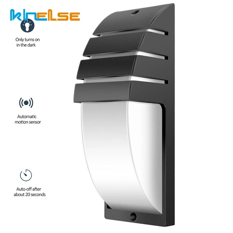 10W 18W LED Wall Light Waterproof Porch Light Modern LED Wall Lamp PIR Motion Sensor Courtyard Garden Outdoor AC90~260V wall light