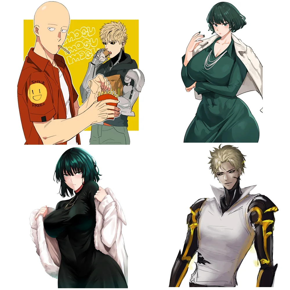 Наклейка saigb Genos Fubuki ONE PUNCH MAN, наклейки на автомобиль, наклейки для холодильника, мотоцикла, декоративные