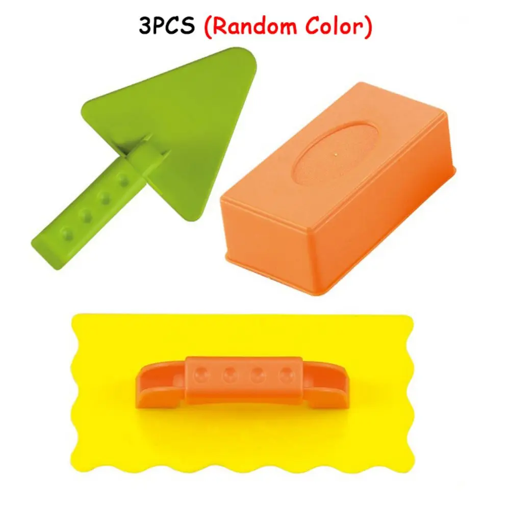 3Pcs Beach Toy Set Shovel Digging Tools Beach Accessories Outdoor Sunmmer Baby Toy Snow Toy Family Interactive Birthday Gift 4