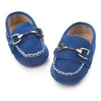 New Baby Boy Girl Shoes Boy Small Leather Shoes Toddler Soft Sole Anti-slip First Walkers Infant Newborn Crib Shoes Moccasins 2