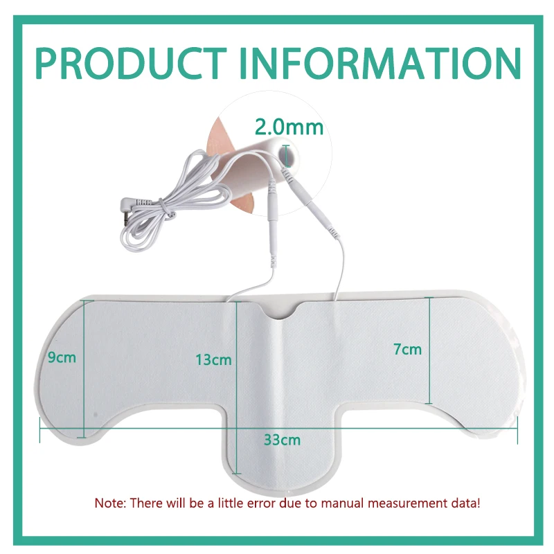 EMS Tens Electrode Pads Gel EMS Electrode Pads Non-Woven Patch Self-Adhesive Acupuncture Physiotherapy Electro Pad 2