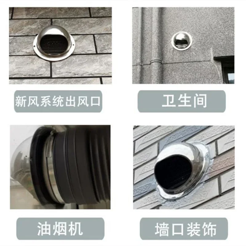 60mm-150mm Stainless Steel Wall Ceiling Air Vent Ducting Ventilation Exhaust Grille Cover Outlet Heating Cooling Vents Cap air vent grille ventilation grille air vent cover ducting ventilation cover