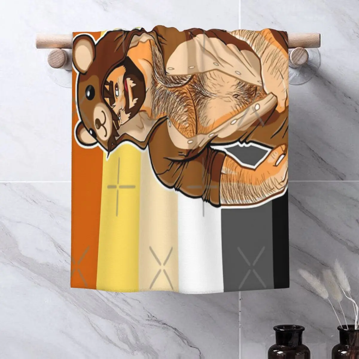 Adam Likes Teddy Bears Bear Pride 1 Towels Face Towel Blanket Towel