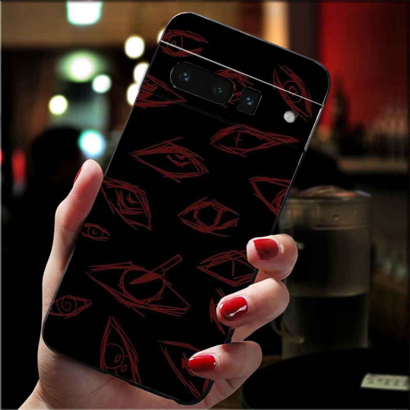 Scary Face Eyes Phone Case with Spooky Design