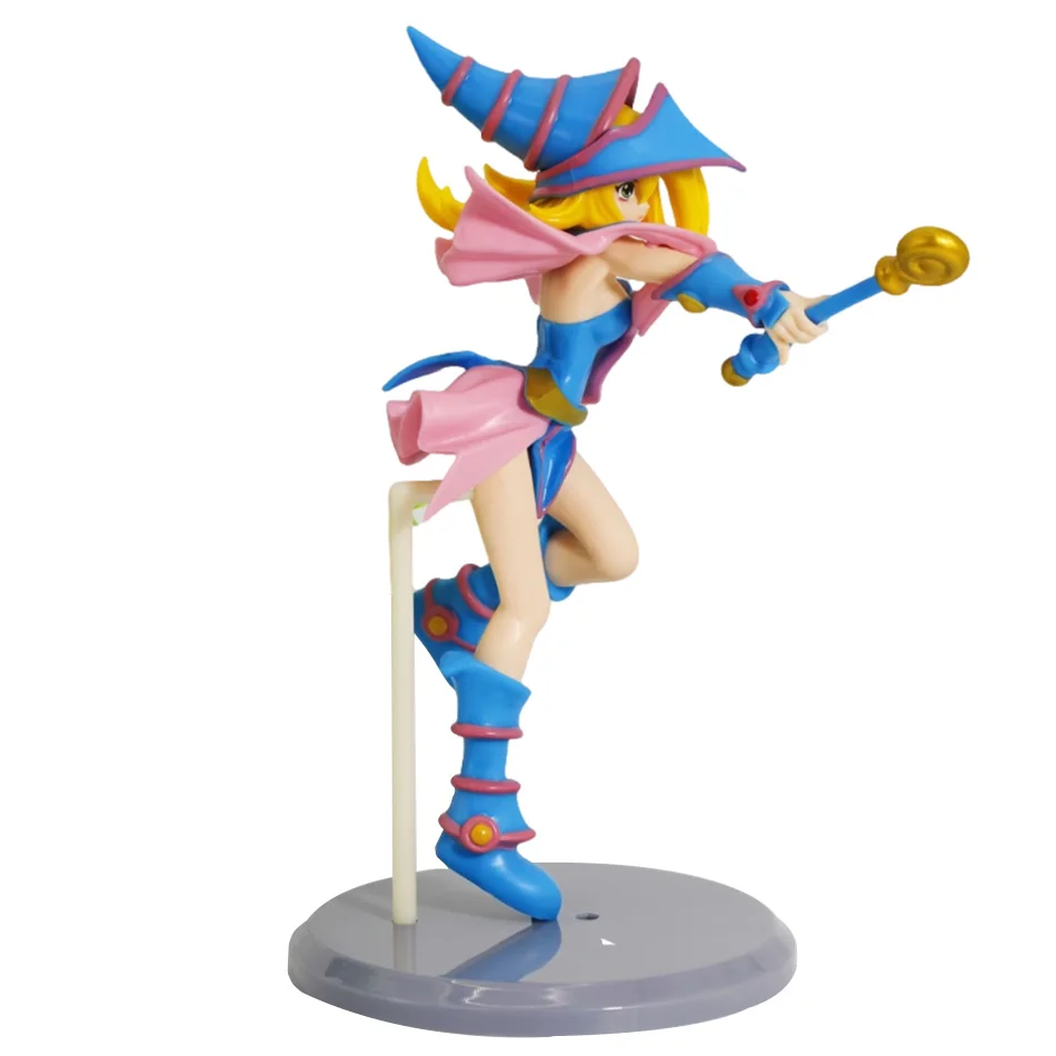Anime Yu-Gi-Oh!Duel Links Yami Yugi Yugi Muto Black Magician Girl Mana 21CM PV Action-figuren Modell Anime Cartoon Modell Spielzeug Geschenk – Detail 14