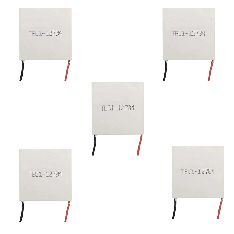 

5X TEC1-12704 Термоэлектрический охладитель Пельтье 30 мм x 30 мм TEC1 12704 элементный модуль 12 В 4 а охлаждающий элемент Пельтье