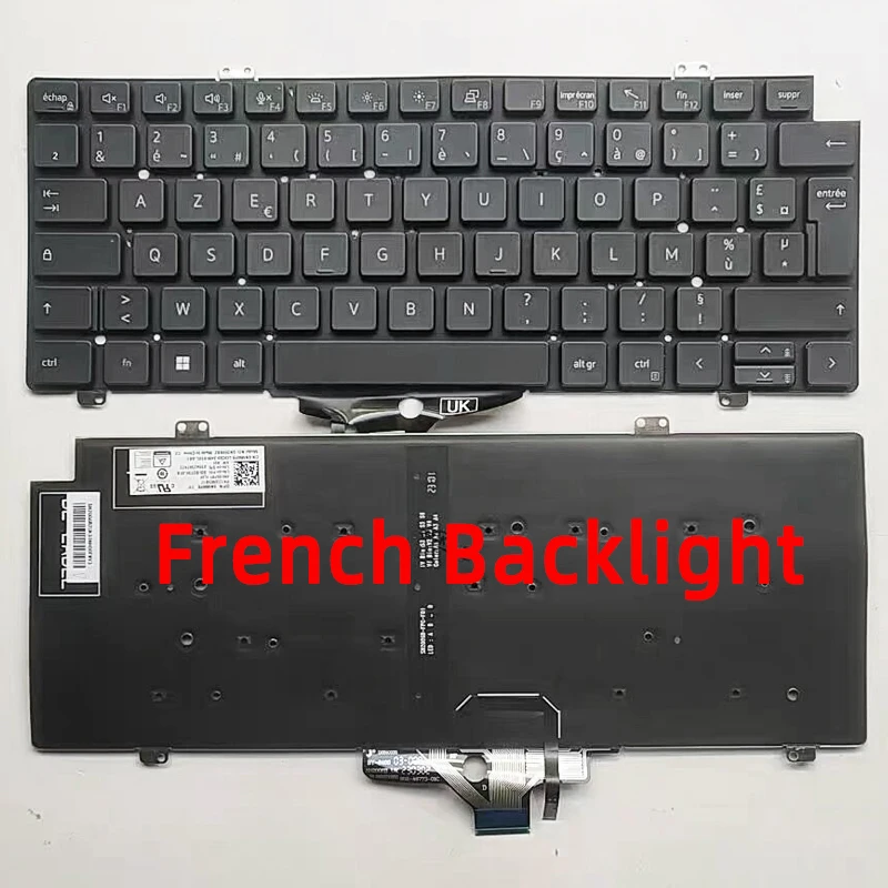 Tastiera Azerty Per Dell Latitude 7420 7430 7521 7520 7240 7530 5420 5421 5430 5431 5440 0 Nmwp8 0Mnnhv Francese Fr Retroilluminato