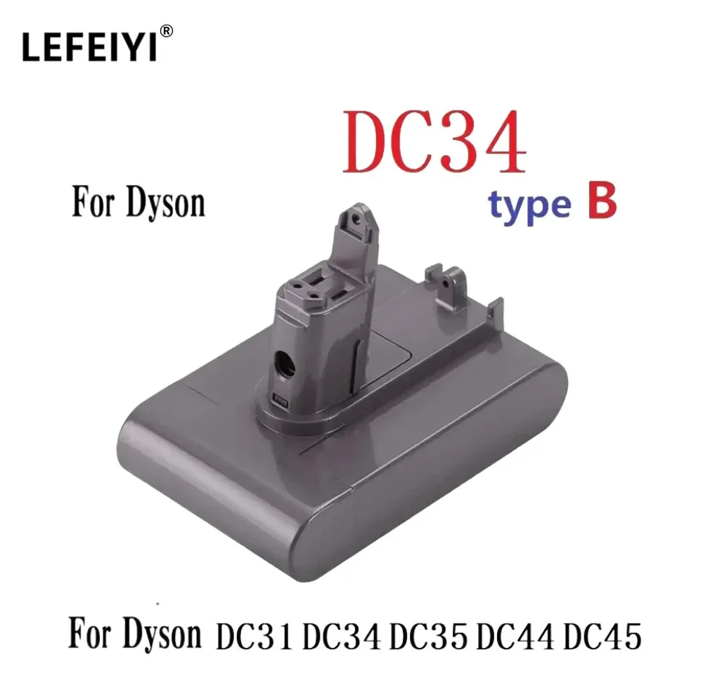 Batteria Per Dyson Dc35, Dc45, Dc31, Dc34, Dc44, Dc35 Aspirapolvere Per Animali (Tipo B) 22.2 V 6800
