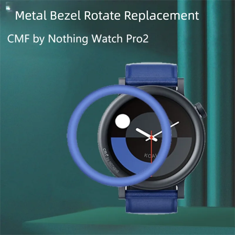 CMF Watch Pro2 Premium Metal Bezel Protector and Band Cover Set - High-Quality Replacement Case