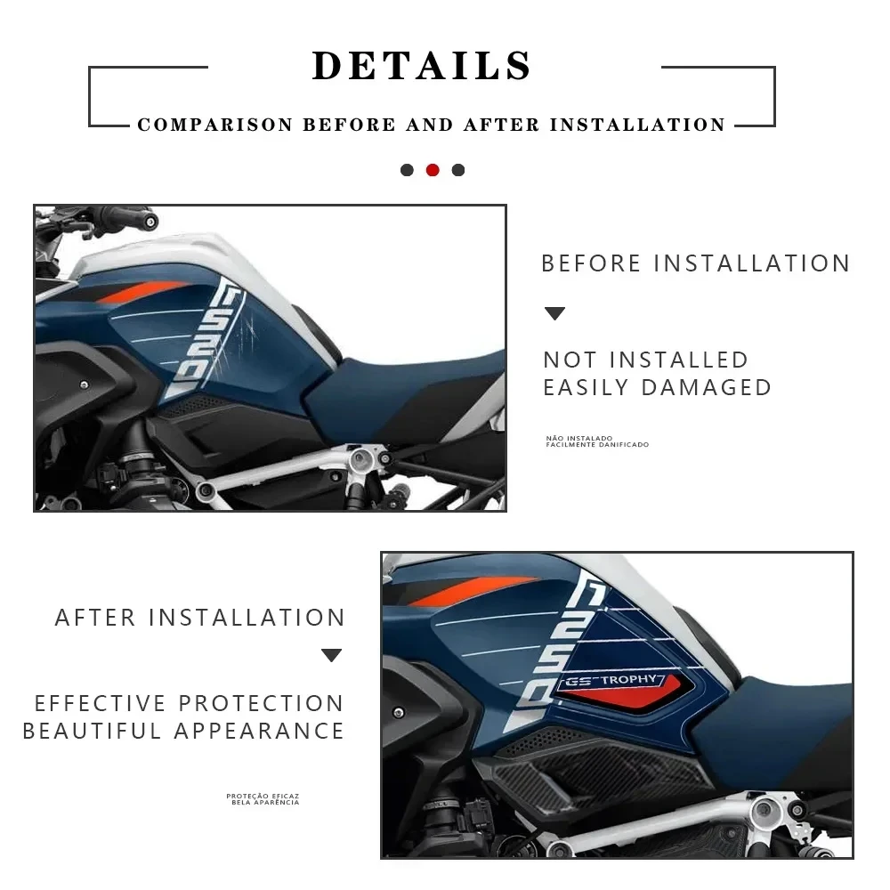 3D   ƼĿ ȣ ŰƮ, ũġ  ƼĿ, BMW R 1250 GS Ʈ R1250 GS 2021-2023 ׼, R1250GS