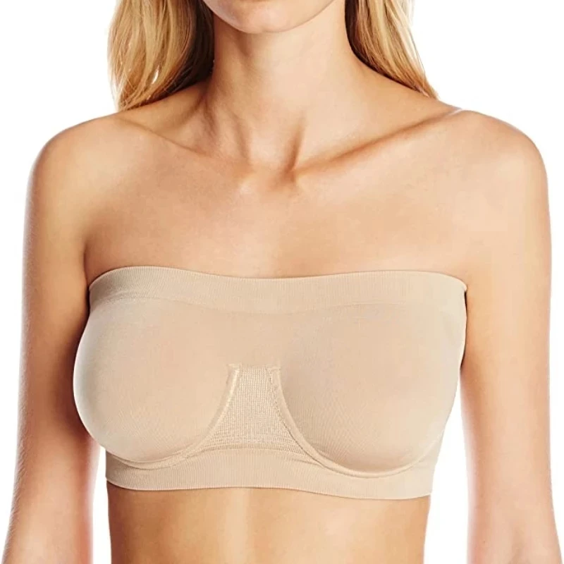 S-3XL Women Seamless Bra Lingerie Strapless Tube Tops Crop Top Sexy Strapless Bra Female Tanks Cotton Bralettes Underwear