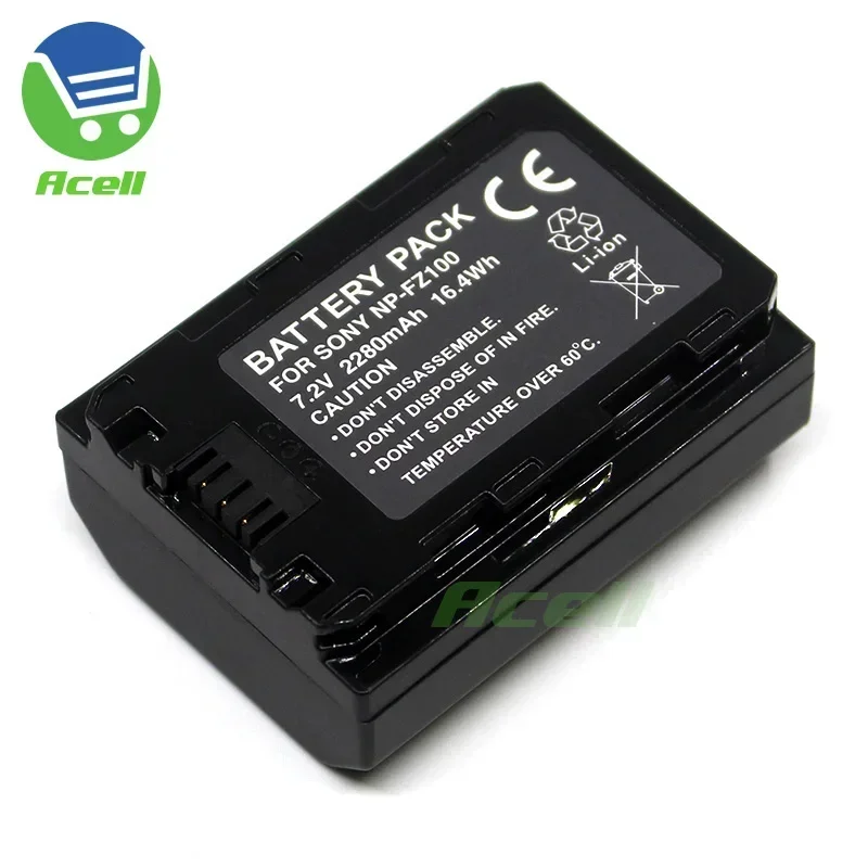 Np-Fz100 Batteria Per Fotocamera Sony A1/ A6700/ A7Cii/ A7 Iii/ A7R Iii/ A7R Iv/ A7R V/ A7S Iii/ A7 Iv/ A9/ A9Ii/ Fx3/ Fx30/ Zv-E1/W