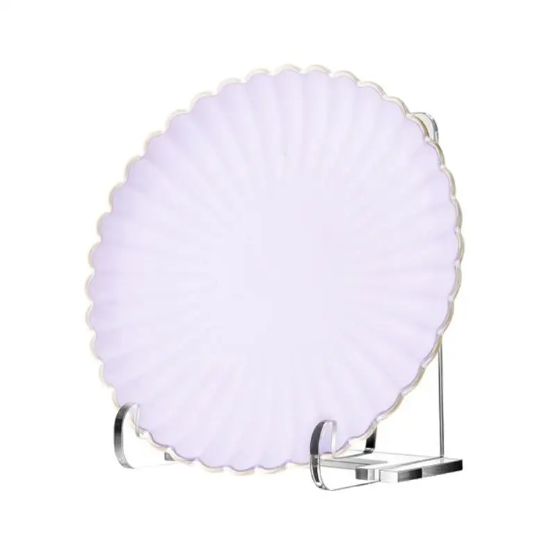 Acrylic Easel Display Stand Clear Card Holder Tabletop Bracket For Frame Picture Decorative Plate Platter For Home Kitchen