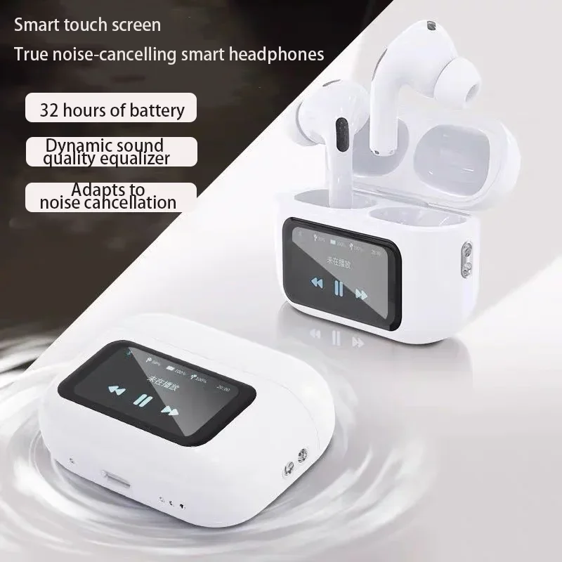 

Wireless Earphones TWS Small Sports Waterproof Active Noise Reduction Earphones Upgraded A8pro Bluetooth 5.3 Earphones