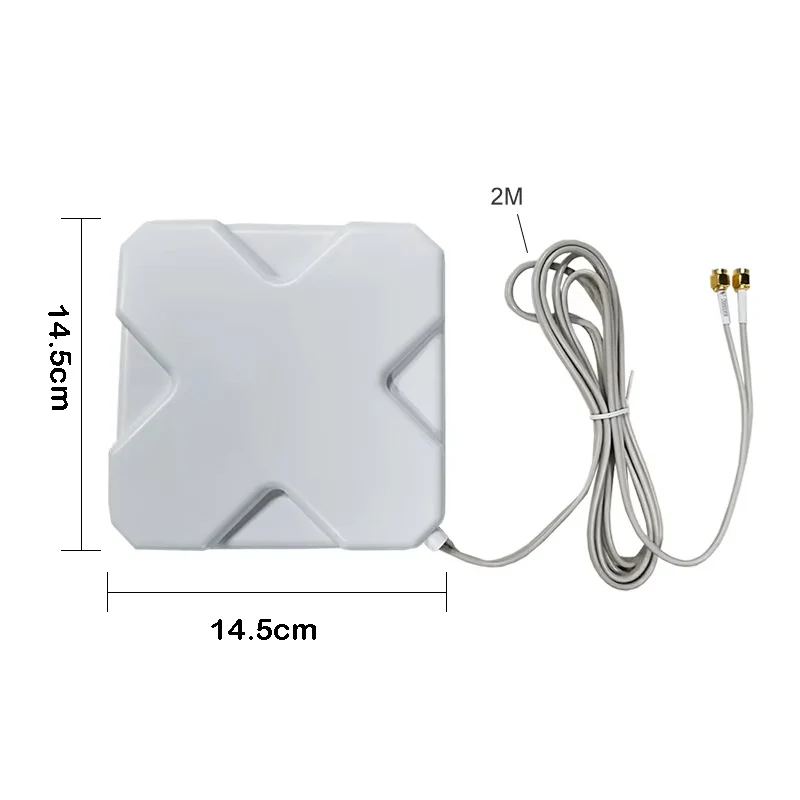 4G LTE Antenna 3G 4G IOT 35dBi 2m Cable 2 * SMA connector for 4G Modem Router Adapter