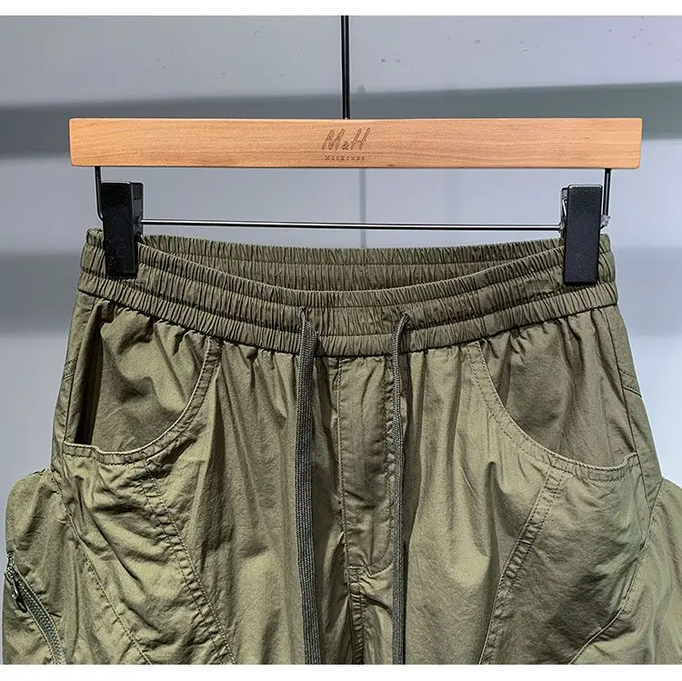 Men Fashion Caogo Shorts Big Pockets Jogger Short Hip Hop Streetwear Harajuku Trousers Plus Size Streetwear Hip Hop Sweatpants 5