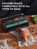 Vacuum Machine MAGIC SEAL MS300 Vacuum Bags Food Plastic Packaging Sealers Mylar Bags Sealer Sealing Induction Sealing Machine 2