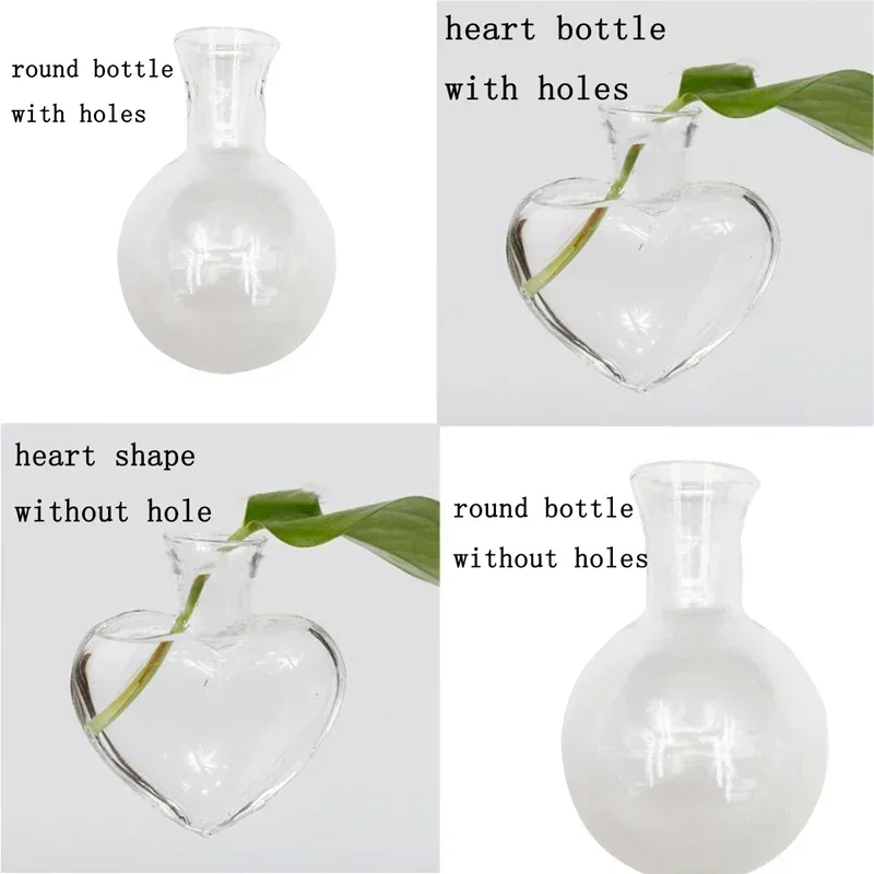Replacement Vases Glass Bottle Accessories Home Decor  Vases Hydroponics Flower Transparent Glass Container 4