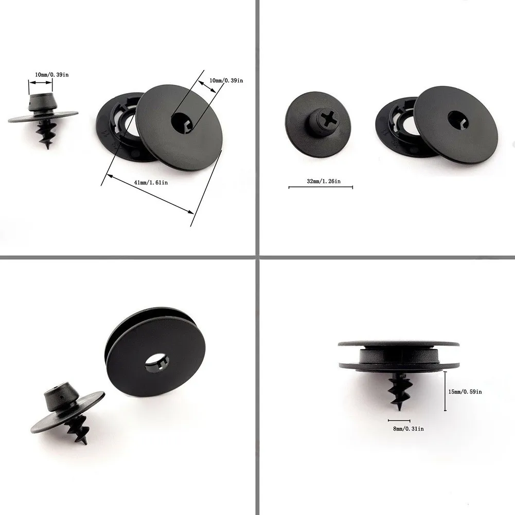 2x Mattenbefestigungsclips-Set für Auto-Fußmatten, Teppichclips mit festem Griff, Bodenhalterung, Mattenclips, obere Teile, Autozubehör – Detail 6