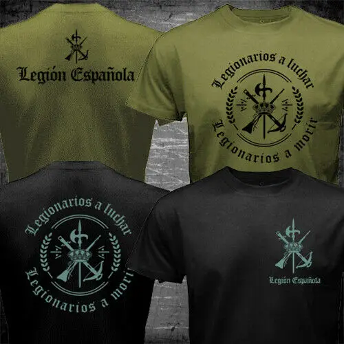 

Spain Foreigh Legion Spanish Espanola Tercio Army Military T-Shirt. Summer Cotton Short Sleeve O-Neck Mens T Shirt New S-3XL