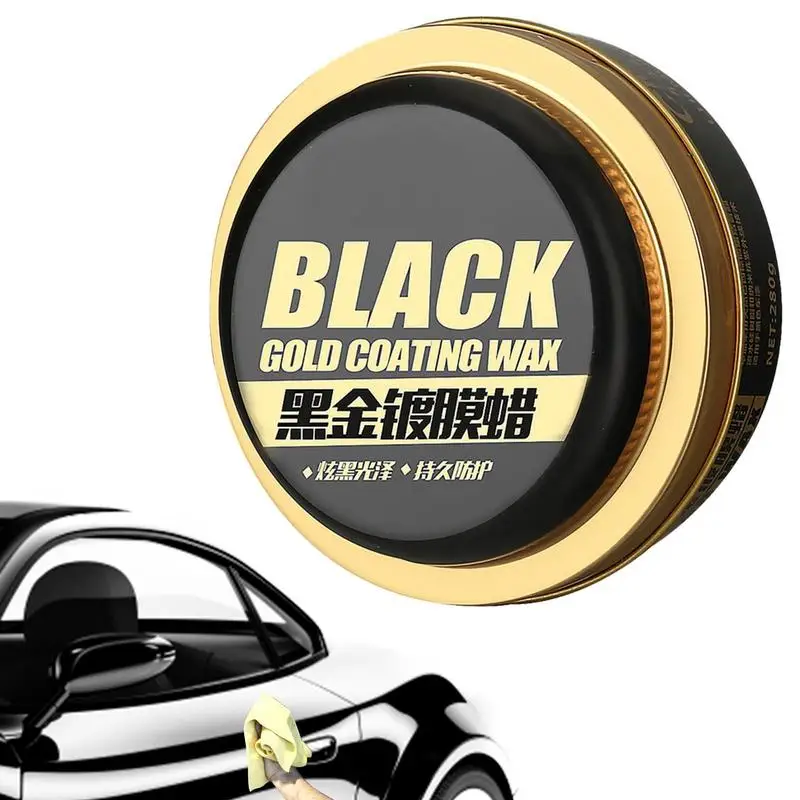 Car Wax Crystal Plating Set Paint Surface Coating Formula Waterproof Film Carnauba Car Wax Cleaner Black Gold Coating 280ml car wax