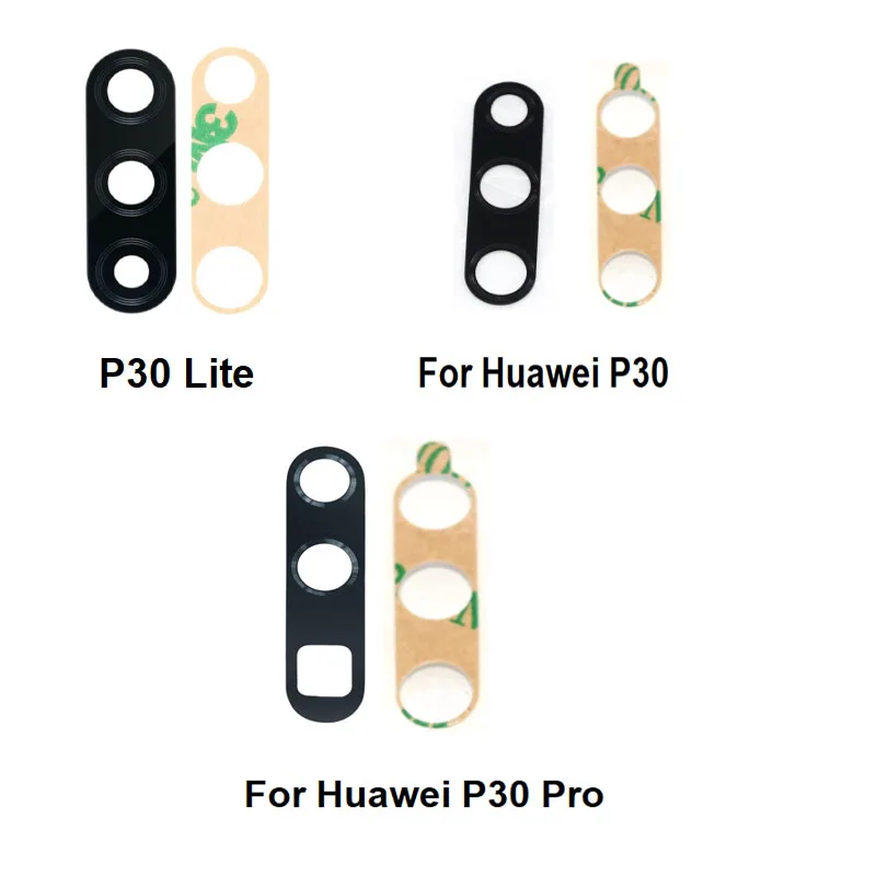 

50PCS New For Huawei P30 PRO Lite Back Camera Glass Rear Camera Glass Lens With Adhesive Sticker Glue